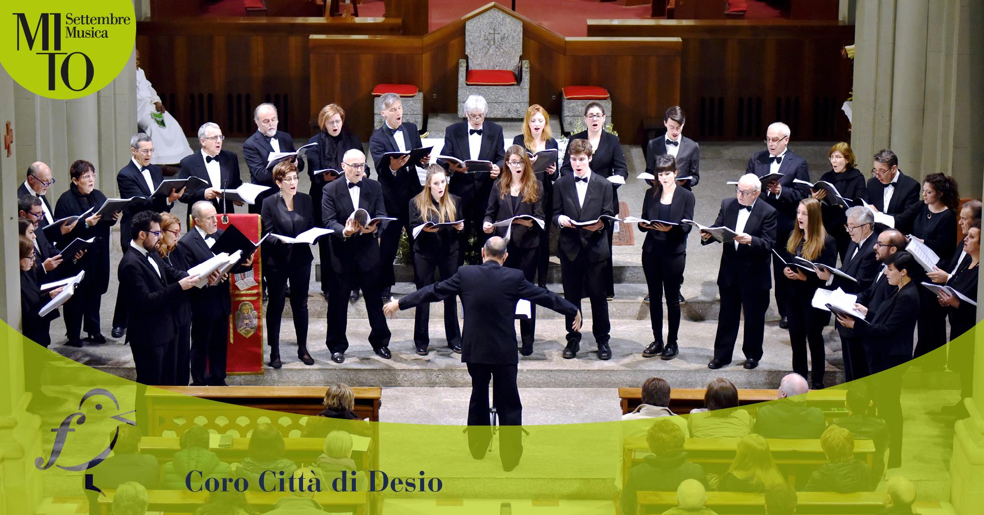 Il Coro Città di Desio a MiTo (Fonte: sito ufficiale del festival. L'immagine di repertorio è stata scattata nell'Abbazia di Seregno)
