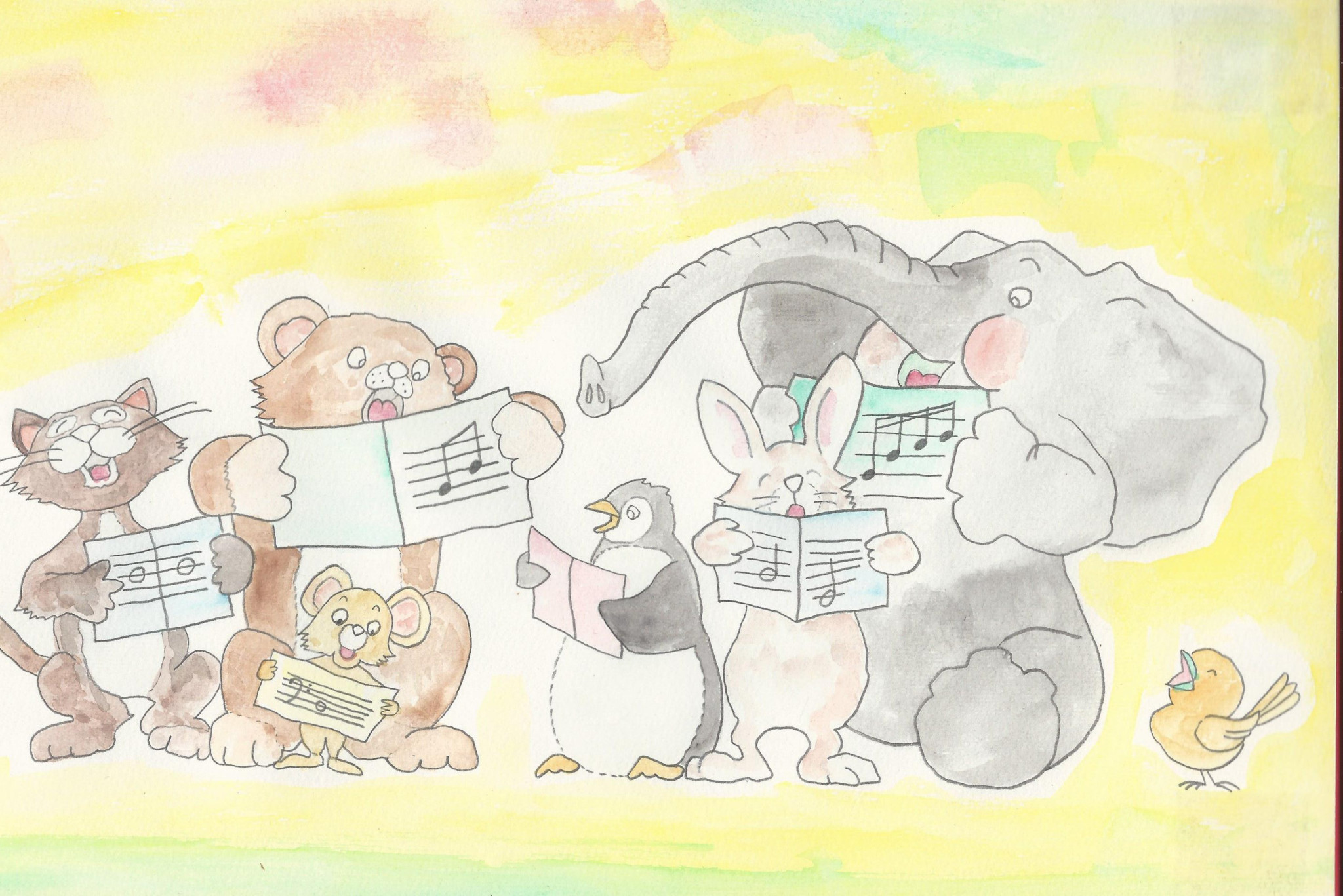 Un'illustrazione di Hideko Tsugawa